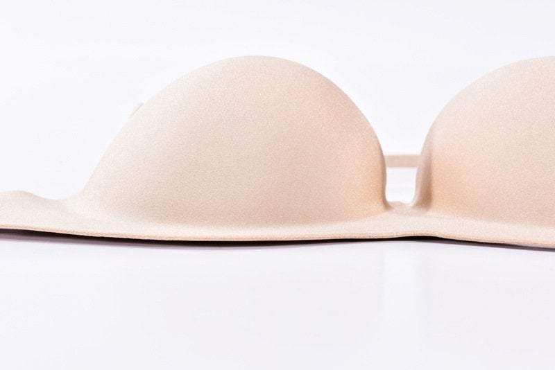 La Belle Fantastique Invisible strap one piece double back strap | Women's Strapless Bra for Large Bust Beauty with Underwire Low Back - La Belle Fantastique 
